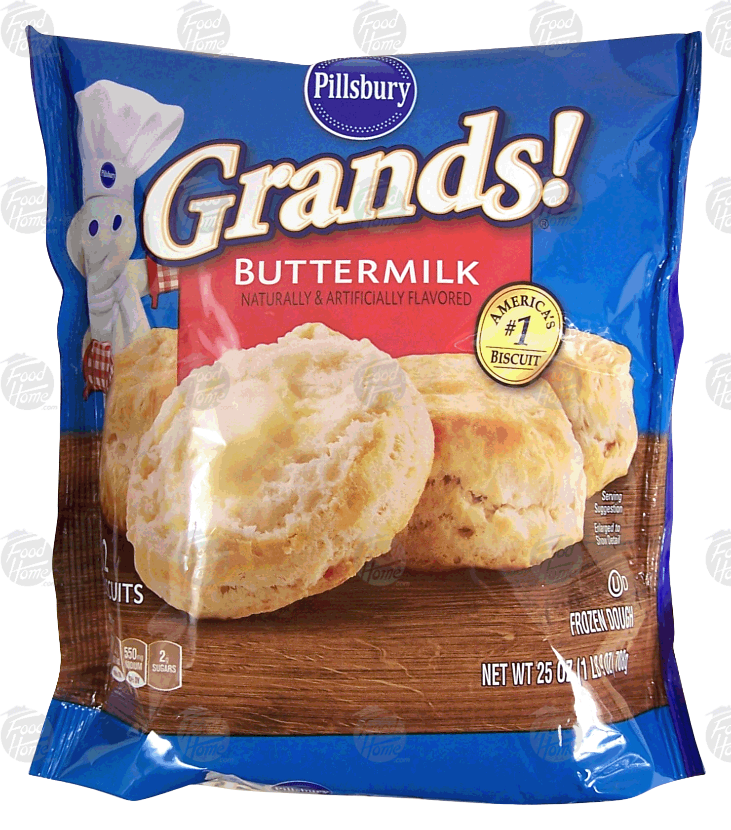 Pillsbury Grands! buttermilk biscuits, 12 biscuits Full-Size Picture